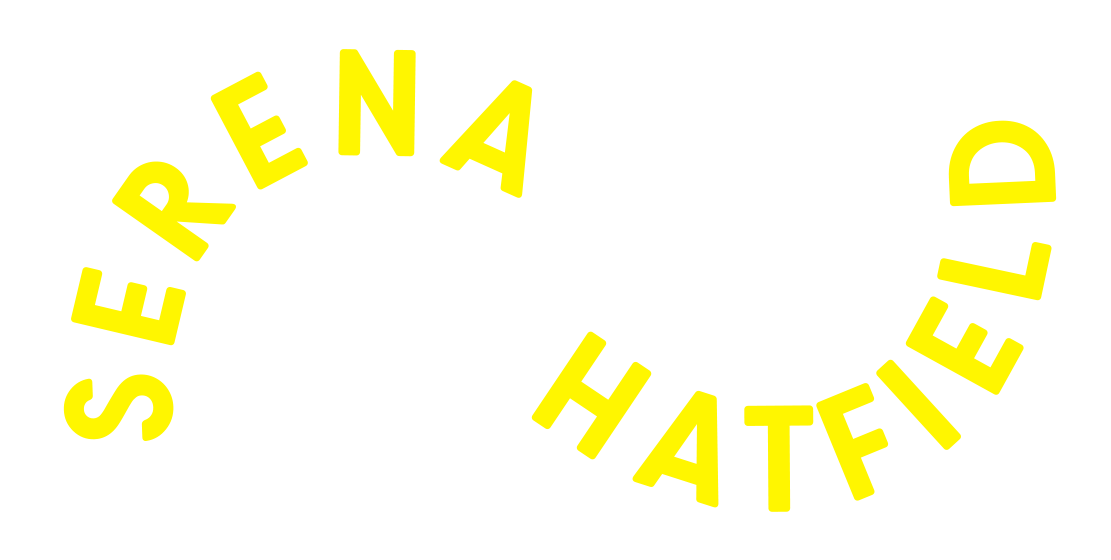 Serena Hatfield ©2026 personal logo yellow